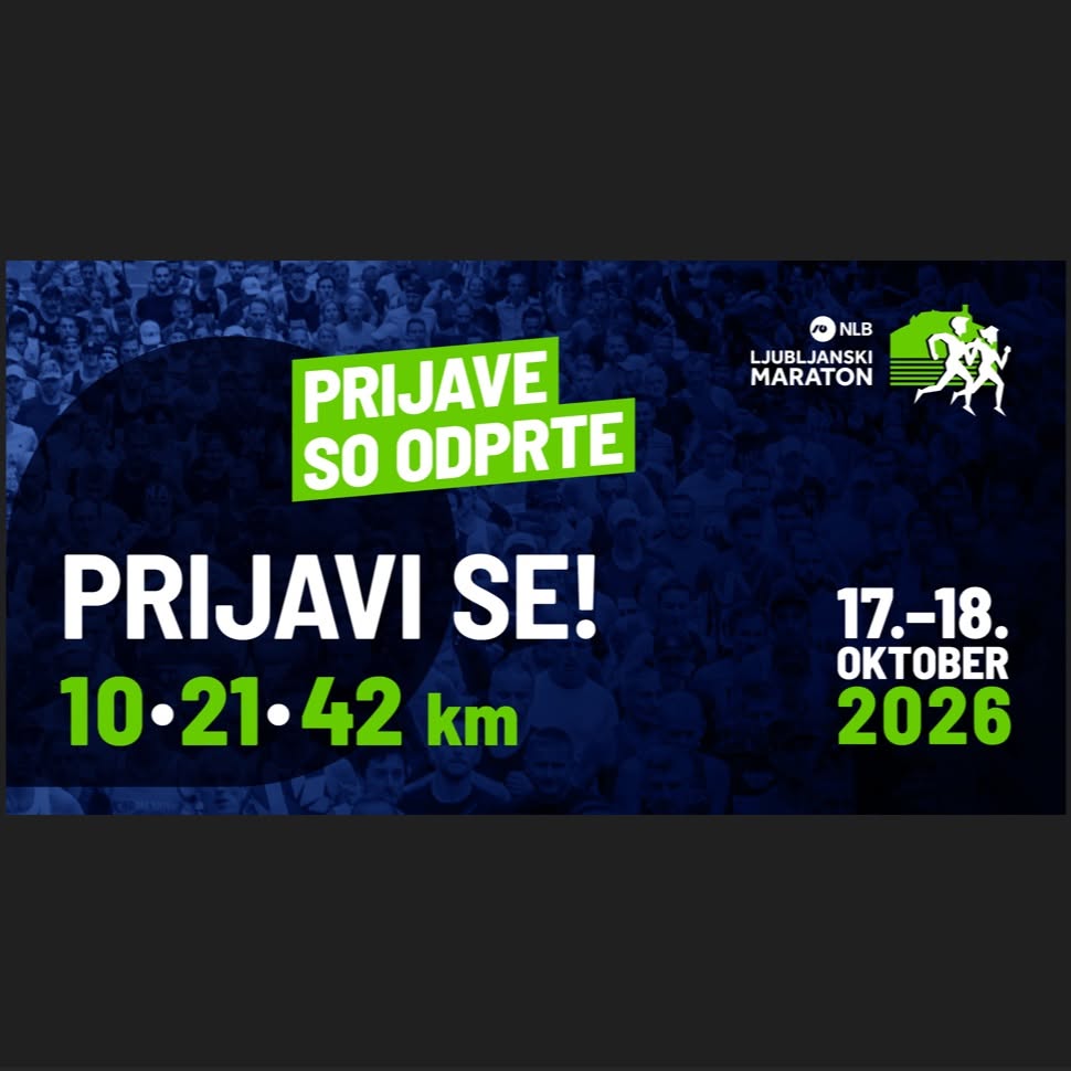 Greš z nami na Ljubljanski maraton?