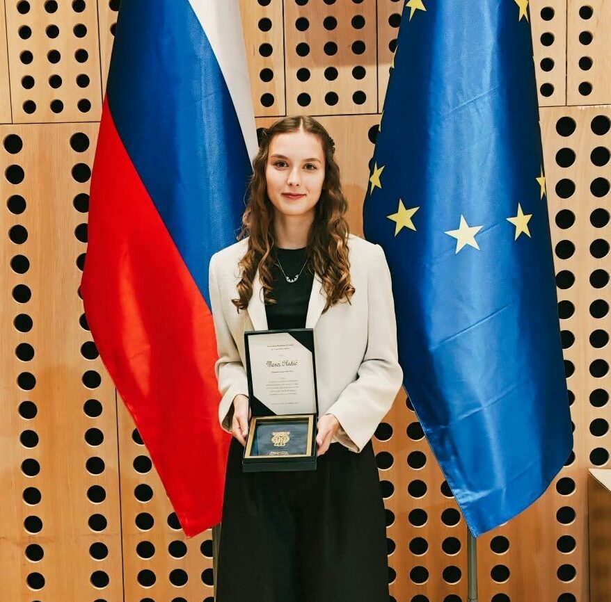 Manca Sladič, diamantna maturantka programa Farmacevtski tehnik